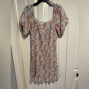 Floral Puff Sleeve Dress